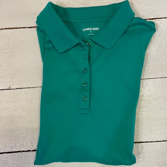 Lands End Boys Polo Shirt (2) Size XL 18 - Picture 6 of 15